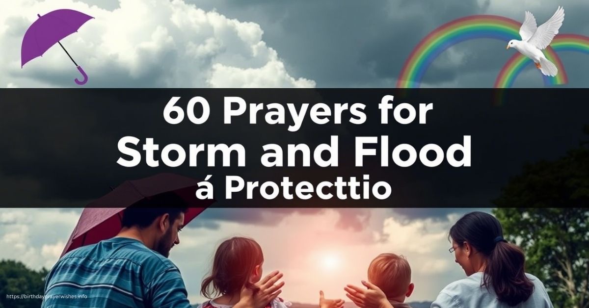 60 Prayers for Storm and Flood Protection
