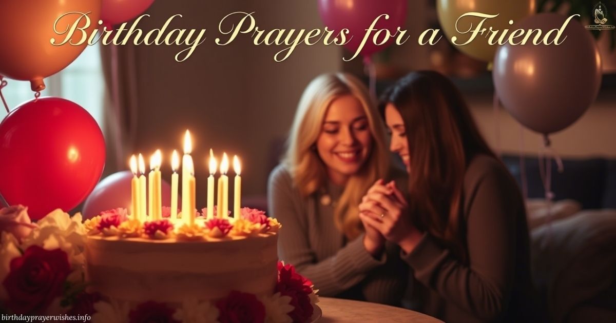 Birthday Prayers for a Friend