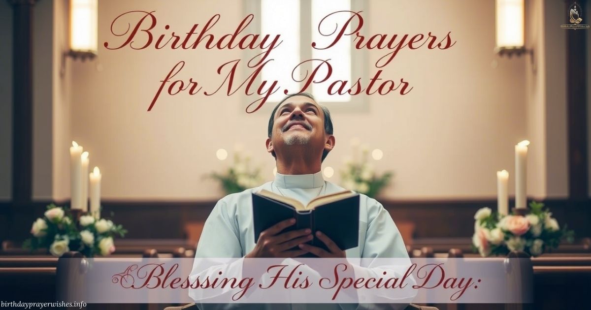 Birthday Prayers for My Pastor