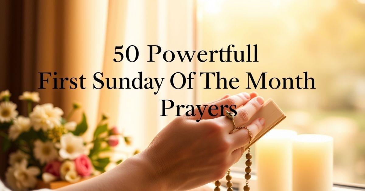 50 Powerful First Sunday Of The Month Prayers