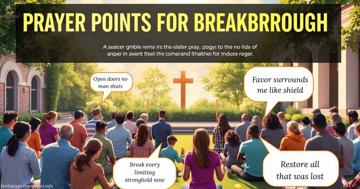 Prayer Points for Breakthrough