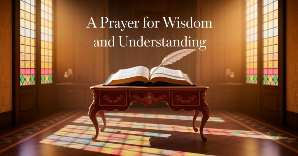 1. A Prayer for Wisdom and Understanding