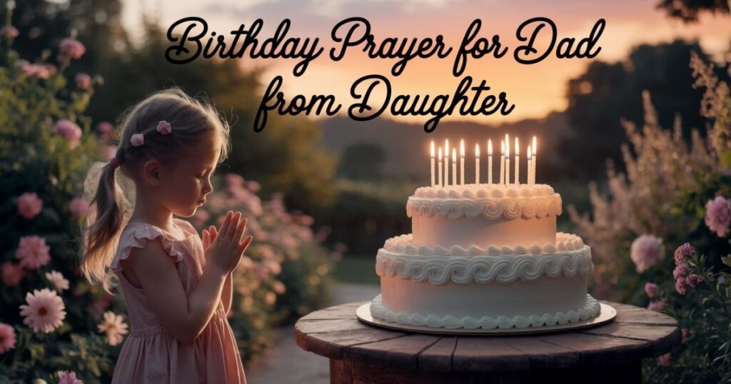 Birthday Prayer For Dad From Daughter