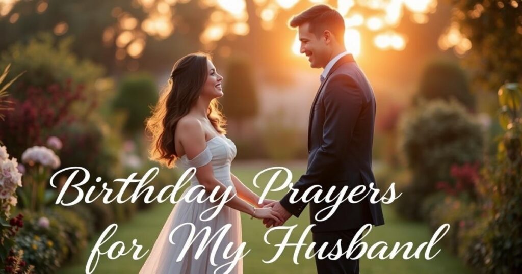  Birthday Prayers for My Husband