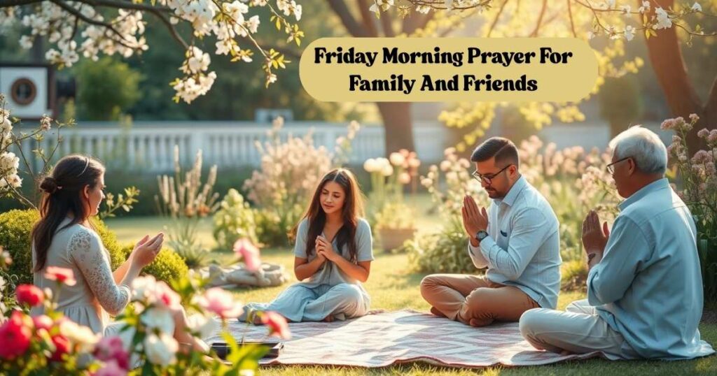 Friday Morning Prayer For Family And Friends