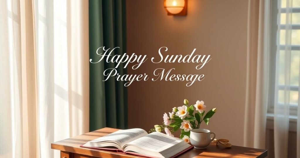 happy sunday prayer message