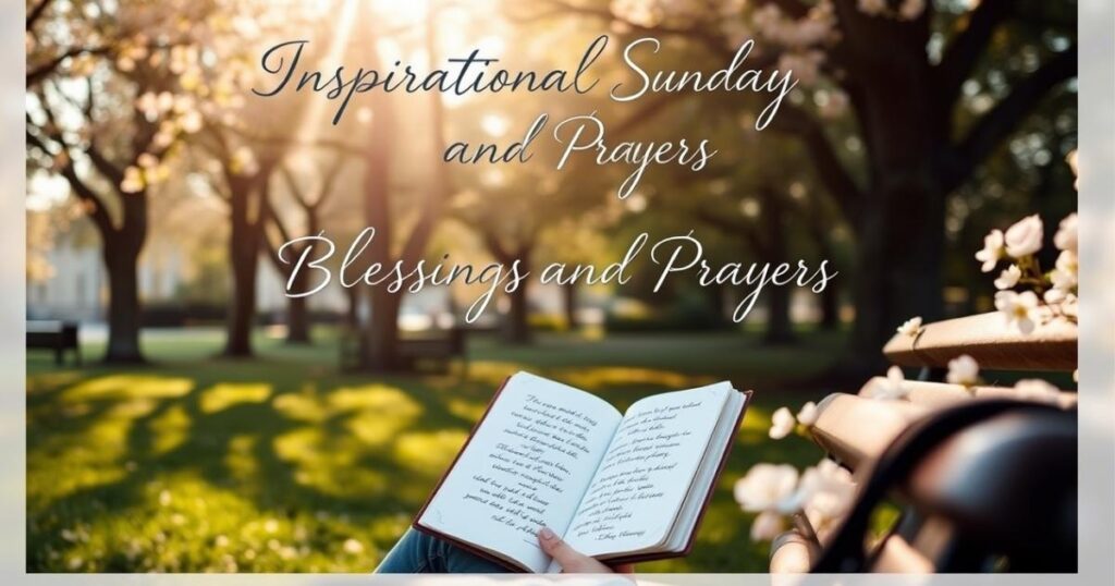 Inspirational Sunday Blessings and Prayers