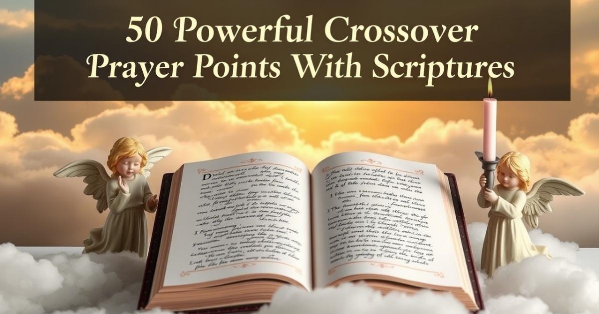 Powerful Crossover Prayer Points 2025 With Scriptures