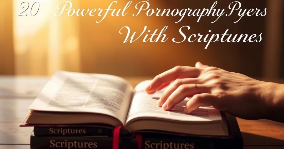 Powerful Pornography Prayer Points With Scriptures