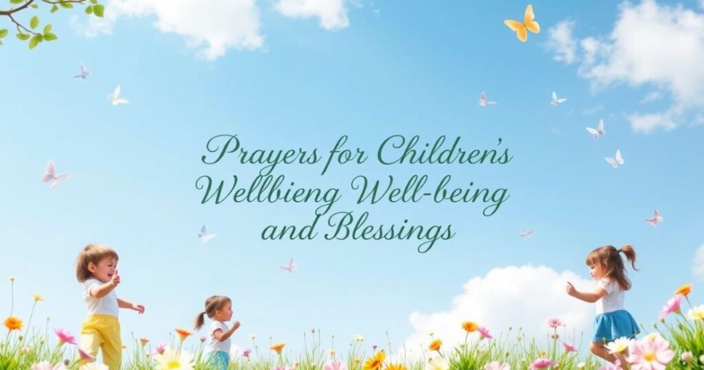 Prayers for Children’s Well-being and Blessings