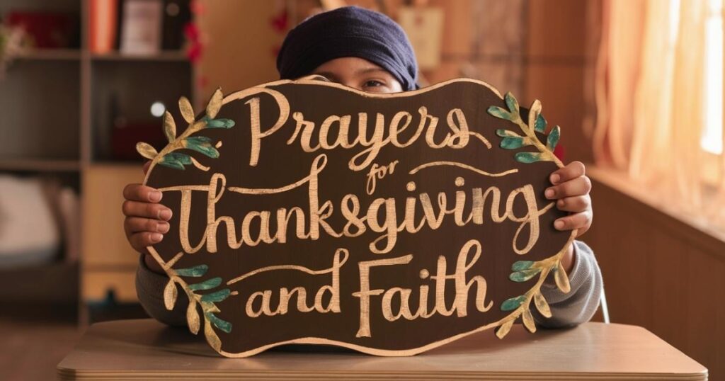Prayers for Thanksgiving and Faith 