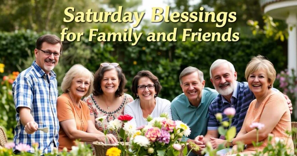 Saturday Blessings for Family and Friends