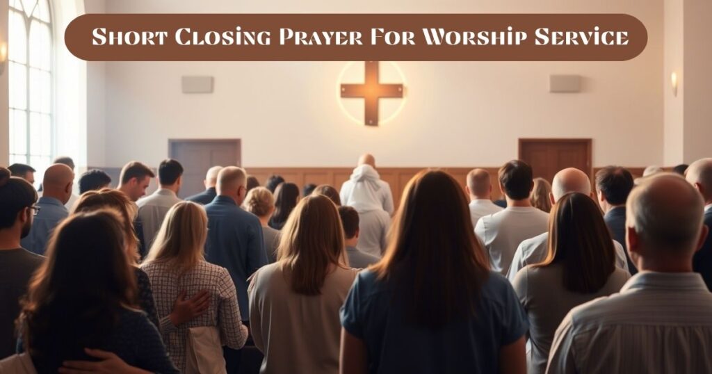 Short Closing Prayer For Worship Service