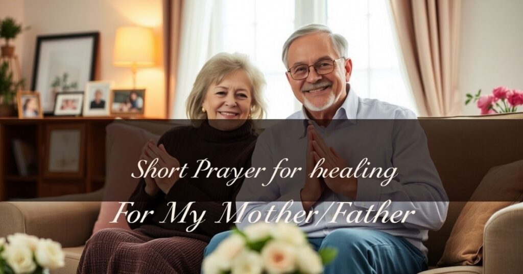Short Prayer For Healing For My Mother/Father