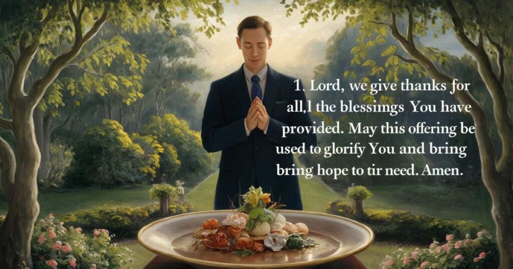 short prayers for tithes and offerings