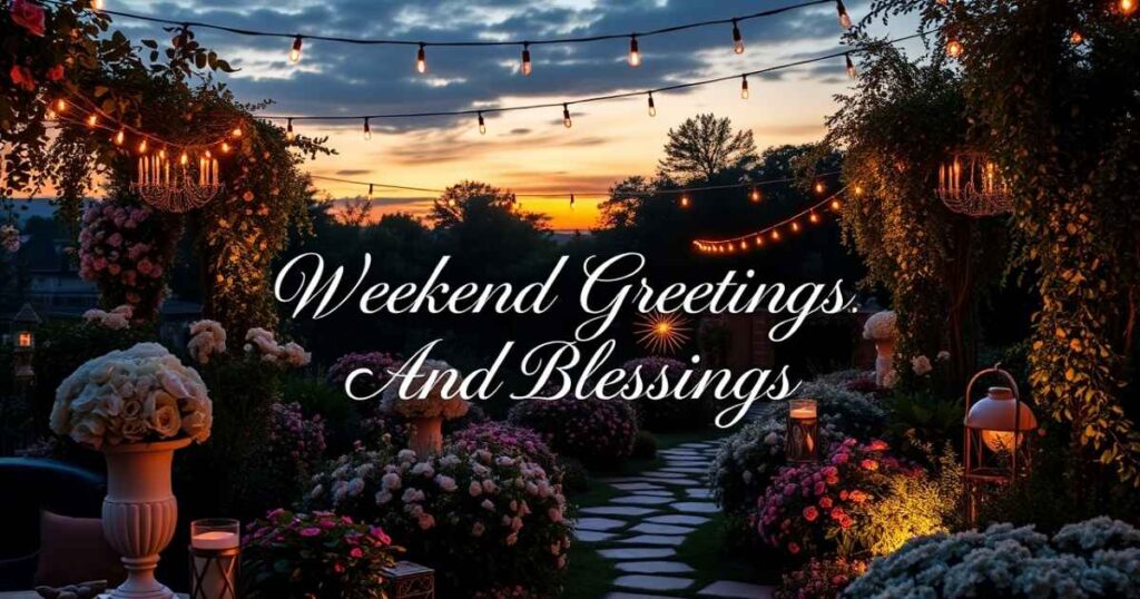 Weekend Greetings And Blessings
