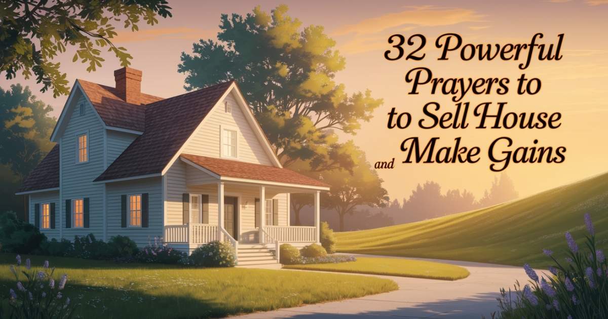 32 Powerful Prayer To Sell House And Make Gains