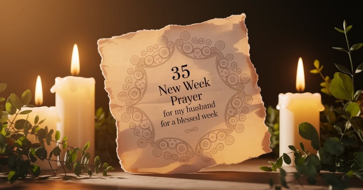 35 New Week Prayer for My Husband for a Blessed Week
