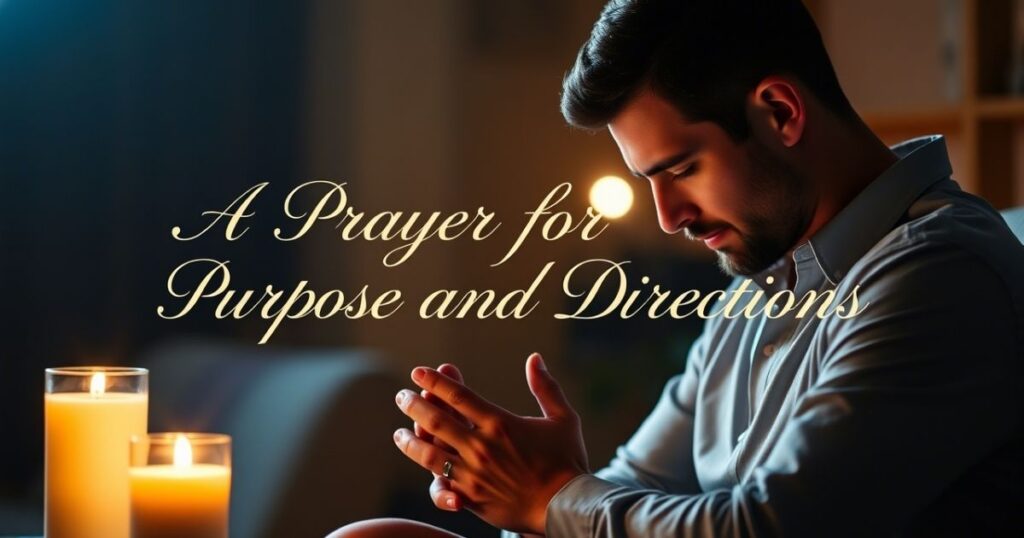 A Prayer for Purpose and Direction