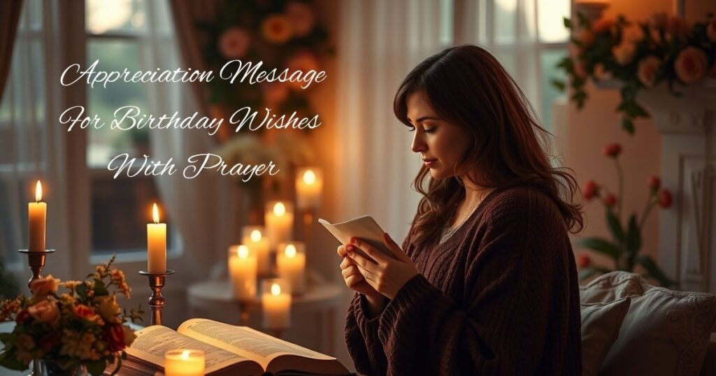 Appreciation Message For Birthday Wishes With Prayer