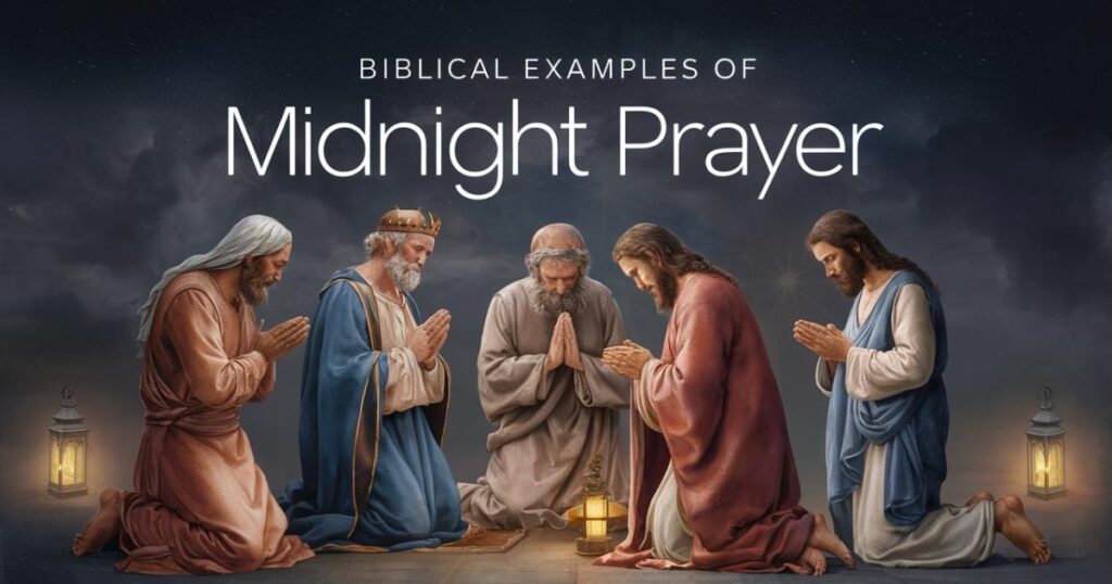 Biblical Examples of Midnight Prayer