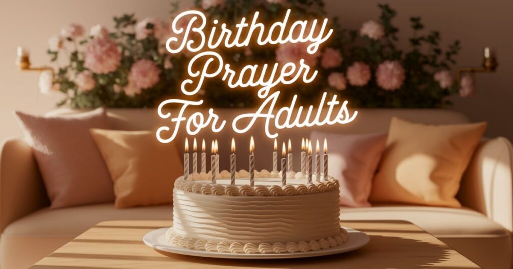 Birthday Prayer For Adults