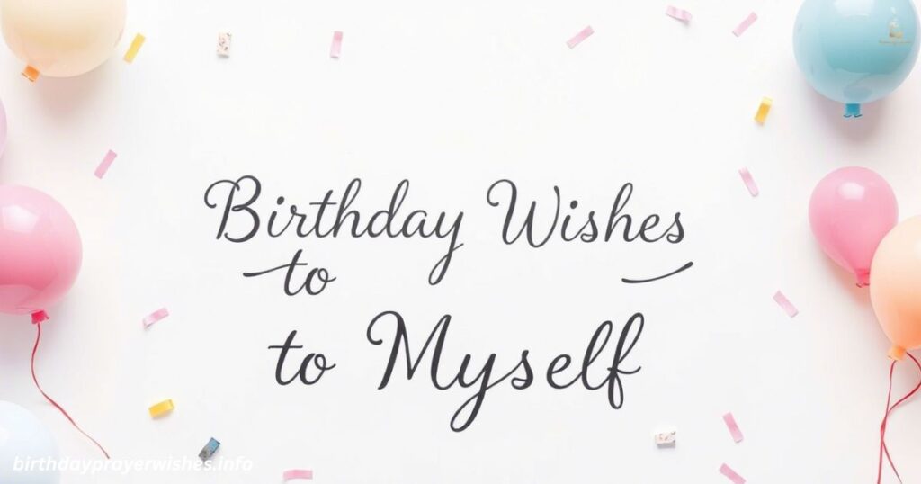 Birthday Wishes to Myself