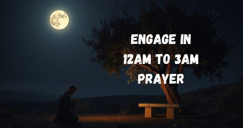 Engage in 12am to 3am Prayer