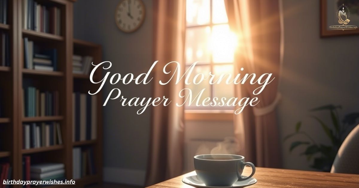 Good Morning Prayer Message