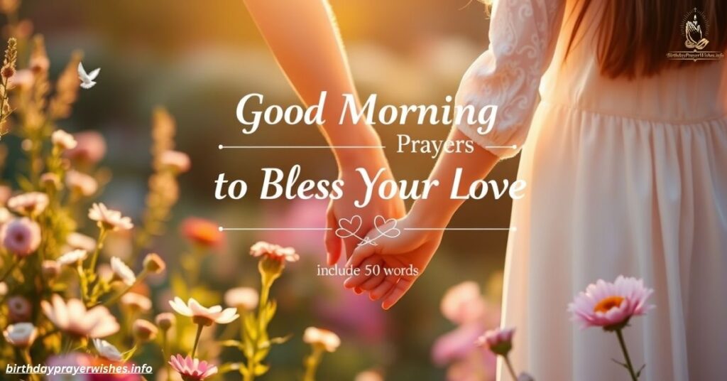 Good Morning Prayers to Bless Your Love