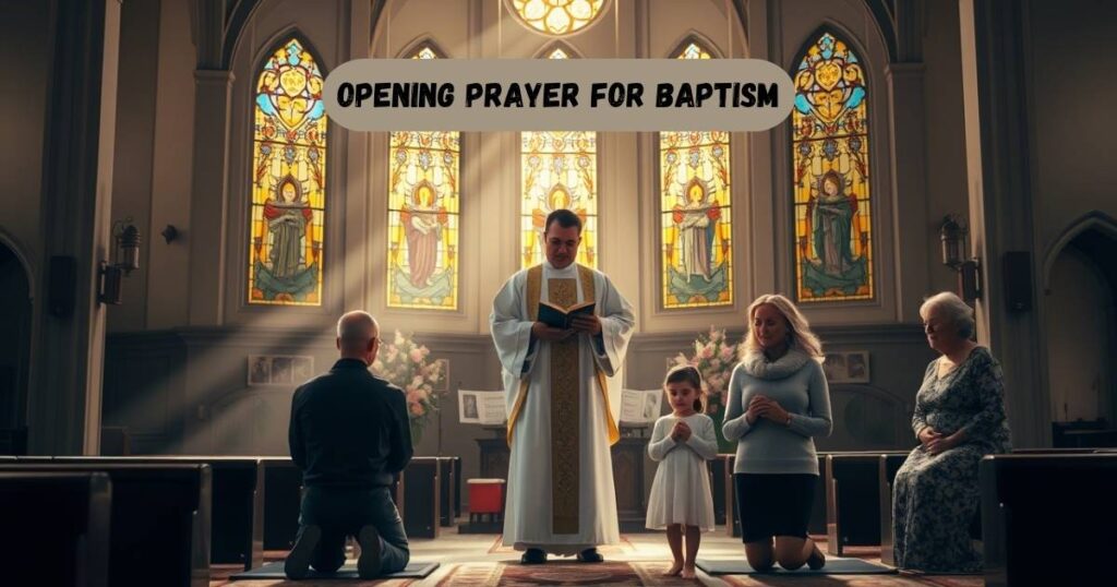 Opening Prayer For Baptism
