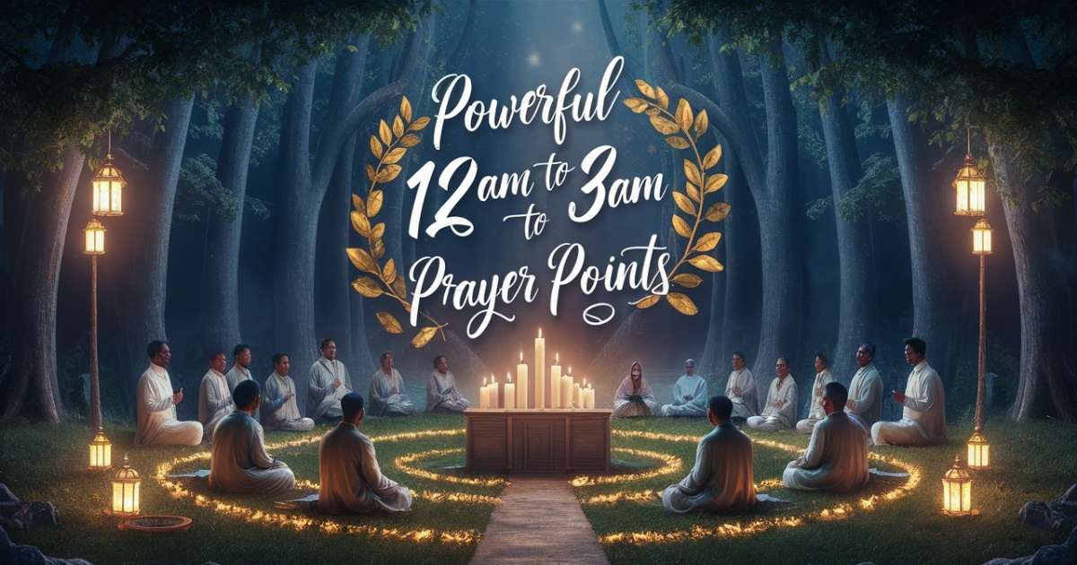 Powerful 12am to 3am Prayer Points 