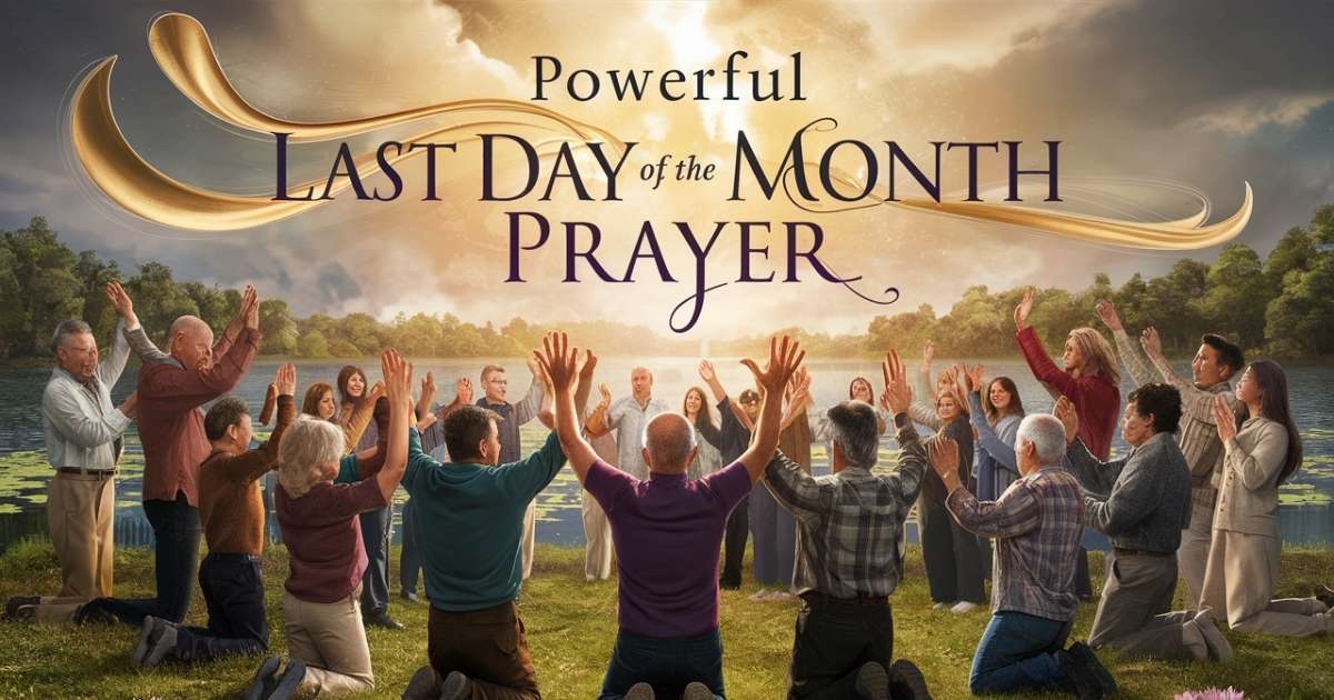 Powerful Last Day Of The Month prayer