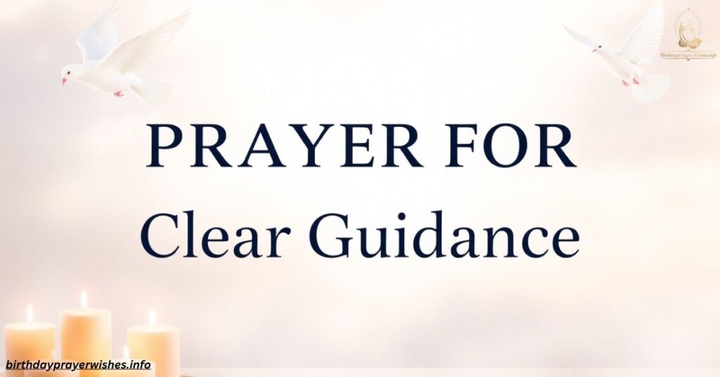 Prayer for Clear Guidance