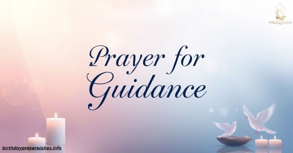 Prayer for Guidance