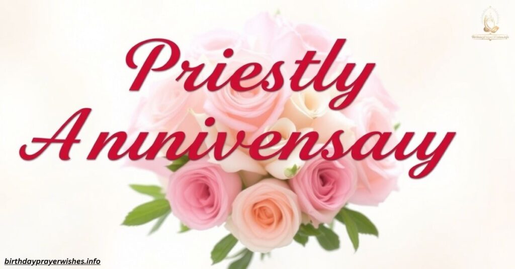 Priestly Anniversary Wishes And Prayers