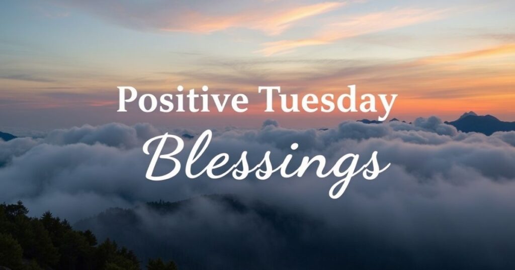 Positive Tuesday Morning Blessings